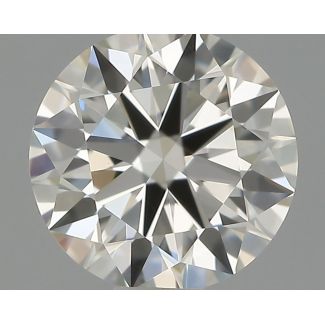 0.55 Carat Round H VS1 EX IGI Natural Diamond