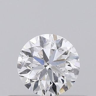 0.3 Carat Round D SI2 VG GD GIA Natural Diamond