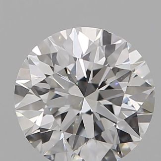 0.6 Carat Round D VS2 EX VG GIA Natural Diamond