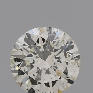 0.71 Carat Round K I1 EX VG GIA Natural Diamond