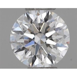 0.28 Carat Round F VVS1 EX GIA Natural Diamond