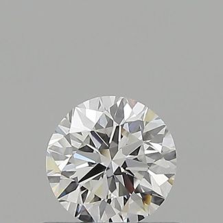 0.5 Carat Round F IF VG EX GIA Natural Diamond