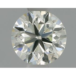 0.5 Carat Round H VVS2 GD VG IGI Natural Diamond