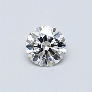 0.4 Carat Round F VS2 EX GIA Natural Diamond