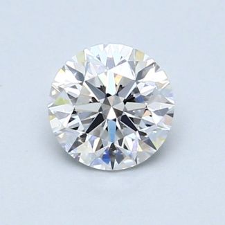 0.81 Carat Round D VS2 VG EX GIA Natural Diamond