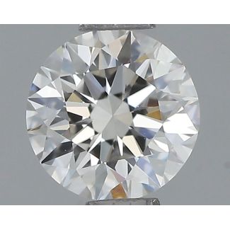 0.46 Carat Round I VS1 EX GIA Natural Diamond