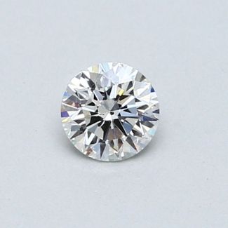 0.36 Carat Round E SI1 EX VG GIA Natural Diamond