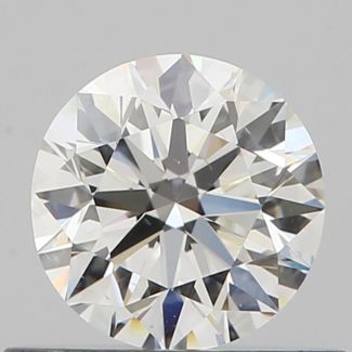 0.5 Carat Round I SI1 EX VG GIA Natural Diamond