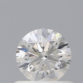 0.60 Carat Round H SI2 VG EX GIA Natural Diamond