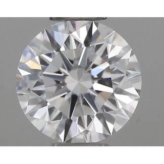 0.35 Carat Round F VVS1 EX GIA Natural Diamond