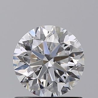 0.80 Carat Round D SI1 VG GIA Natural Diamond