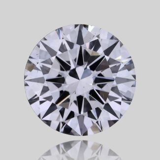 0.5 Carat Round F SI1 EX GIA Natural Diamond