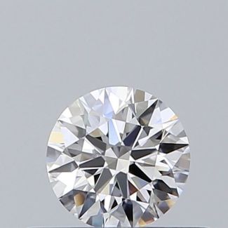 0.31 Carat Round D VVS2 EX GIA Natural Diamond