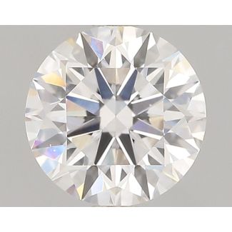 0.72 Carat Round D VS2 EX VG GIA Natural Diamond