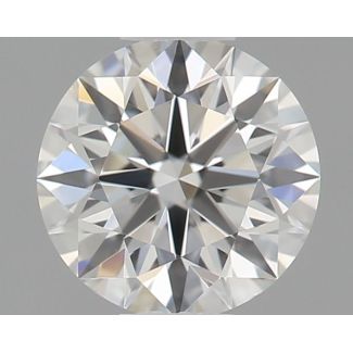 0.35 Carat Round H VS1 EX GIA Natural Diamond