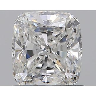 0.9 Carat Cushion Brilliant F SI1 - EX GIA Natural Diamond