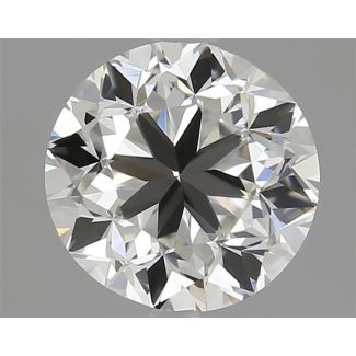 1.00 Carat Round H VS1 GD EX GIA Natural Diamond