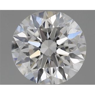 0.4 Carat Round F VS1 EX GIA Natural Diamond