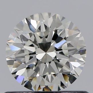 0.60 Carat Round H VS1 VG EX GIA Natural Diamond