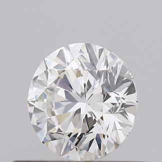 0.42 Carat Round H VS1 EX GIA Natural Diamond