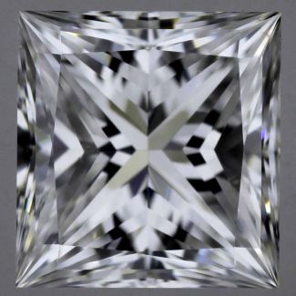 0.80 Carat Princess D VS2 - EX VG GIA Natural Diamond