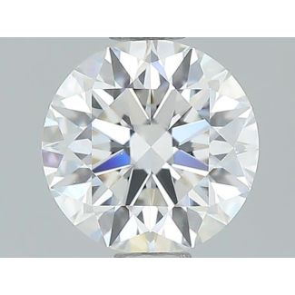 0.81 Carat Round H VVS2 EX GIA Natural Diamond