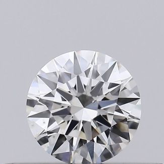 0.25 Carat Round F SI1 EX GIA Natural Diamond