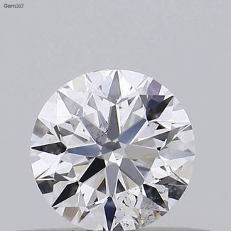 0.40 Carat Round D SI1 VG EX GIA Natural Diamond