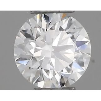 0.22 Carat Round F VVS1 EX GIA Natural Diamond