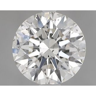 1.0 Carat Round H SI2 EX GIA Natural Diamond