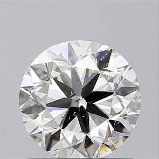 0.80 Carat Round H SI1 VG EX GIA Natural Diamond