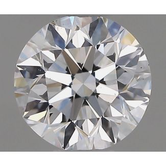 0.75 Carat Round D VS2 EX GIA Natural Diamond