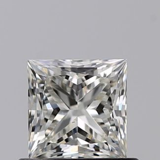 0.61 Carat Princess J VS2 - VG GIA Natural Diamond