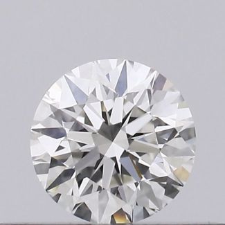 0.23 Carat Round G SI1 EX GIA Natural Diamond