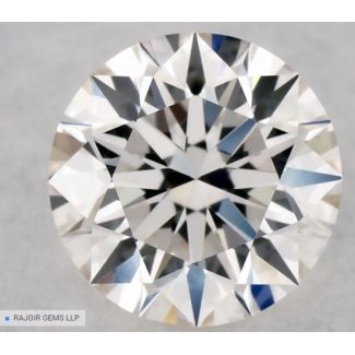 0.51 Carat Round H IF EX GIA Natural Diamond