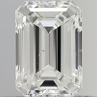 0.6 Carat Emerald G SI1 - EX GIA Natural Diamond