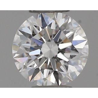 0.22 Carat Round D IF EX GIA Natural Diamond