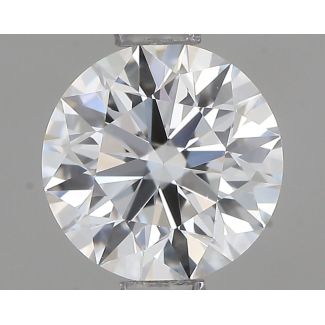 0.81 Carat Round E VVS2 EX GIA Natural Diamond