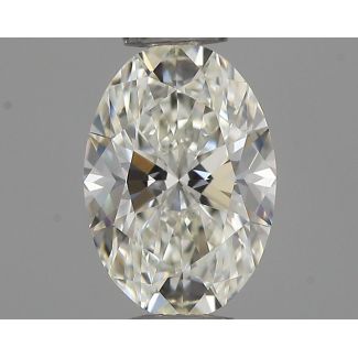 0.43 Carat Oval H VVS2 - EX IGI Natural Diamond