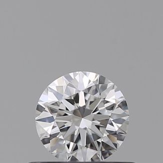 0.40 Carat Round D VVS2 EX GIA Natural Diamond