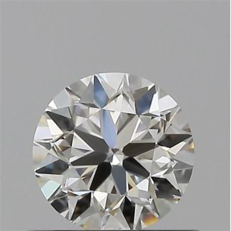 0.50 Carat Round H VS1 VG EX IGI Natural Diamond