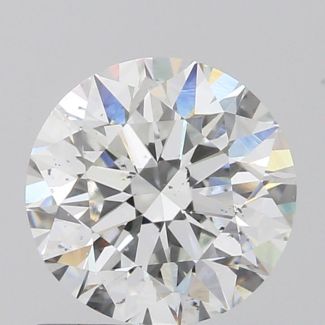 1.0 Carat Round F SI1 EX GIA Natural Diamond