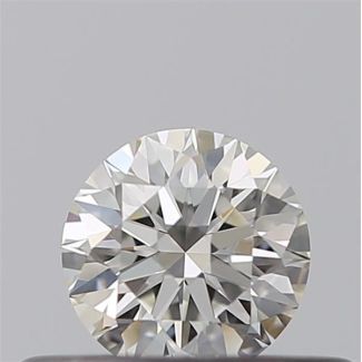 0.26 Carat Round H VVS1 EX GIA Natural Diamond