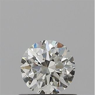 0.50 Carat Round H VS2 VG EX IGI Natural Diamond