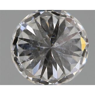 0.50 Carat Round D SI2 EX VG GIA Natural Diamond