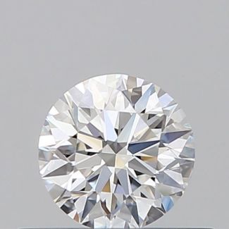 0.39 Carat Round D IF EX GIA Natural Diamond