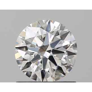 0.92 Carat Round F VVS1 EX GIA Natural Diamond