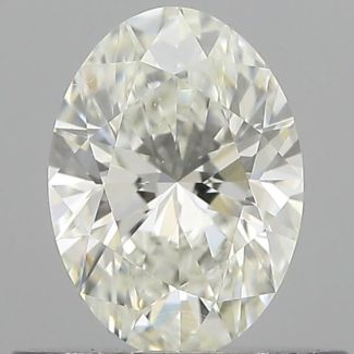 0.5 Carat Oval H VVS1 - VG GD IGI Natural Diamond