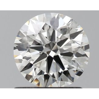 1.03 Carat Round H VVS2 EX IGI Natural Diamond