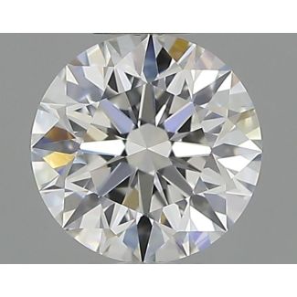 0.63 Carat Round E VVS1 EX GIA Natural Diamond